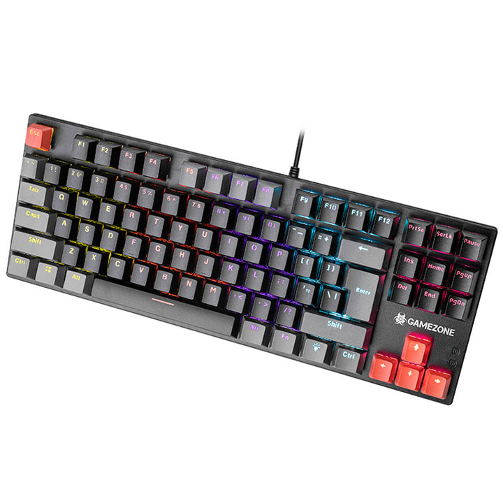 Mechanische Tastatur Tracer, bunte Regenbogenbeleuchtung, GAMEZONE Blade 87