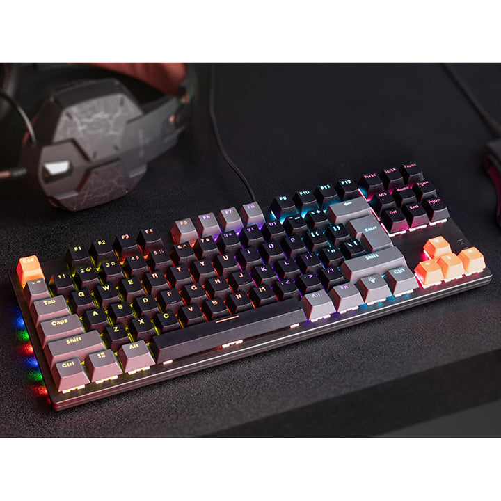 Mechanische Tastatur Tracer, bunte Regenbogenbeleuchtung, GAMEZONE Blade 87