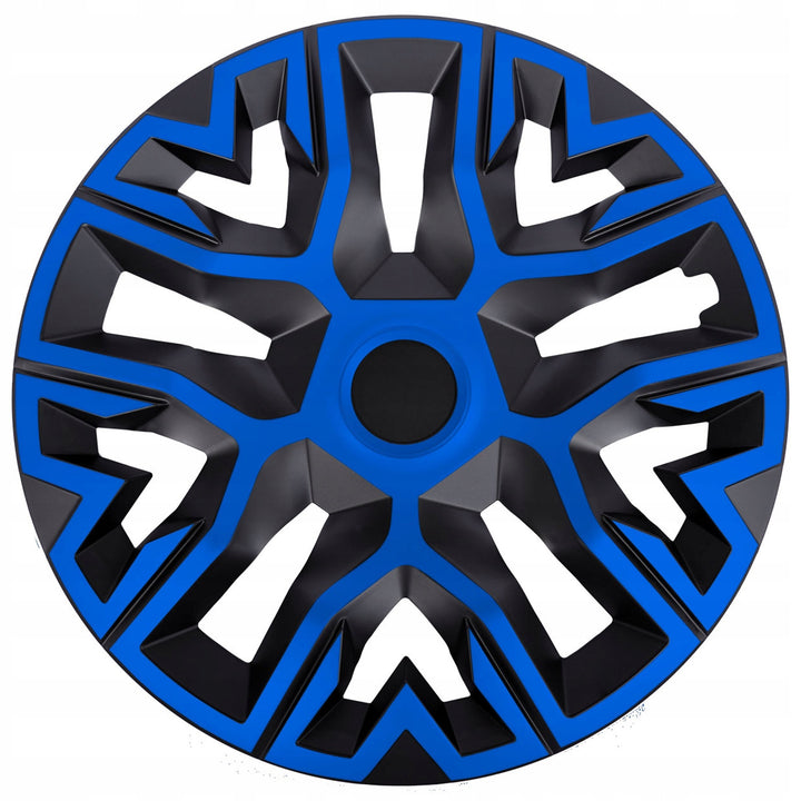 Universal-Radkappen 16'' NRM The Best Bicolor blau-schwarz 4 Stück