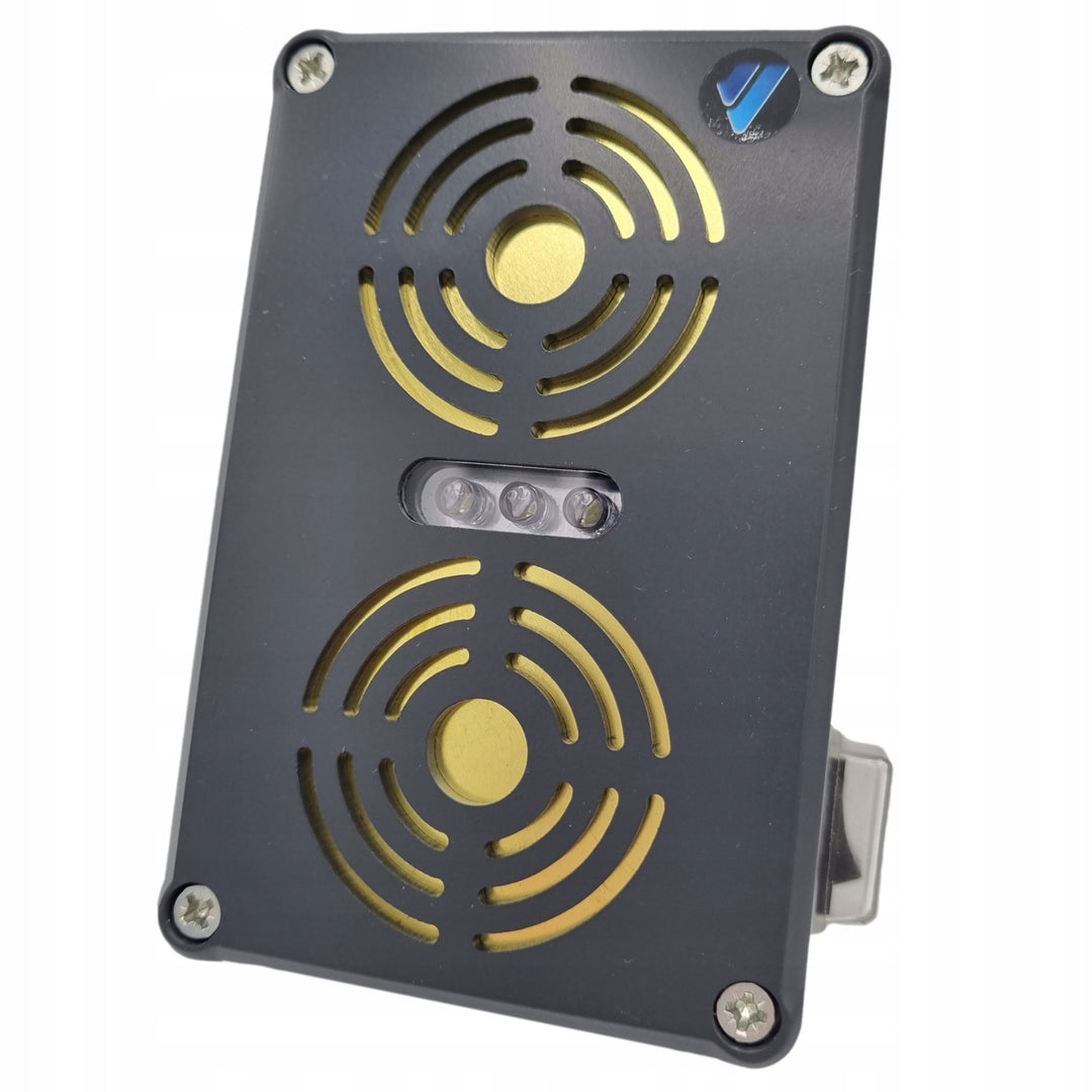 Abwehrgerät gegen Nagetiere, Marder, Mäuse, Ratten Viano, Ultraschallgenerator, zwei Lautsprecher, Waterstrob