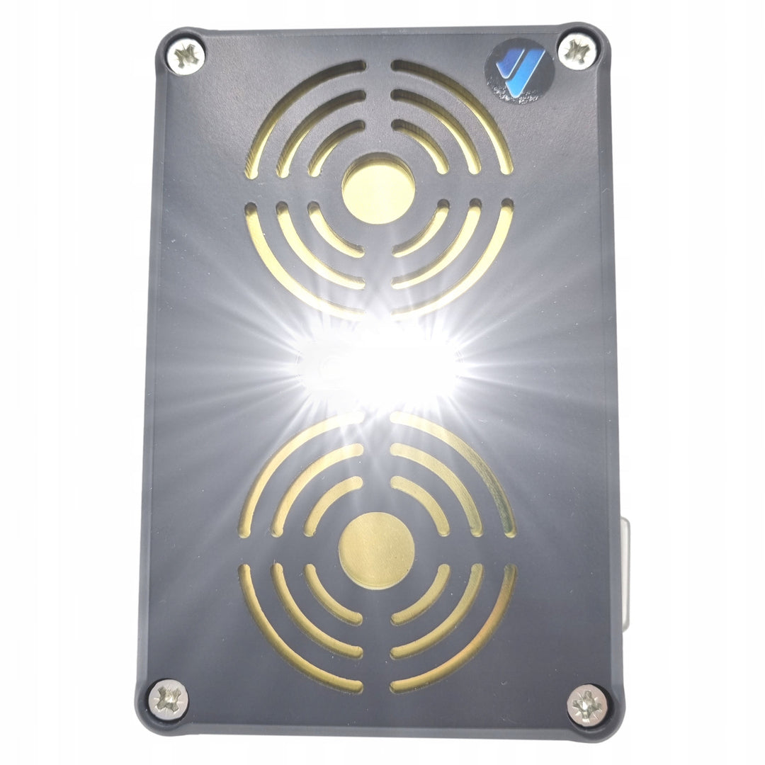 Abwehrgerät gegen Nagetiere, Marder, Mäuse, Ratten Viano, Ultraschallgenerator, zwei Lautsprecher, Waterstrob