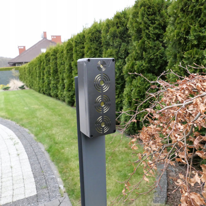 Repellent gegen Nagetiere, Marder, Mäuse, Ratten Viano, vier Ultraschall-Emitter, 4-Ah-Li-Ionen-Akku, King