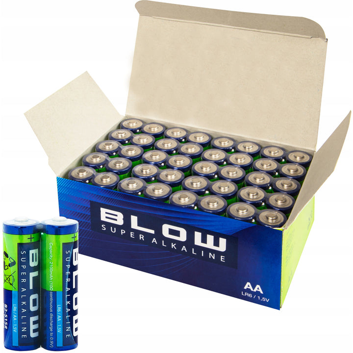 Alkalibatterien AA Blow, LR6, Spannung 1,5 V, 40er-Pack