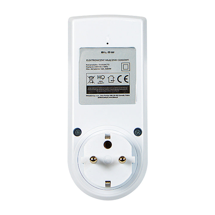 Digitaler Zeitschaltuhr-Programmierer Blow, LCD-Display, Genauigkeit +/- 1 Minute pro Monat, 16 verschiedene Betriebskombinationen, 72-016#