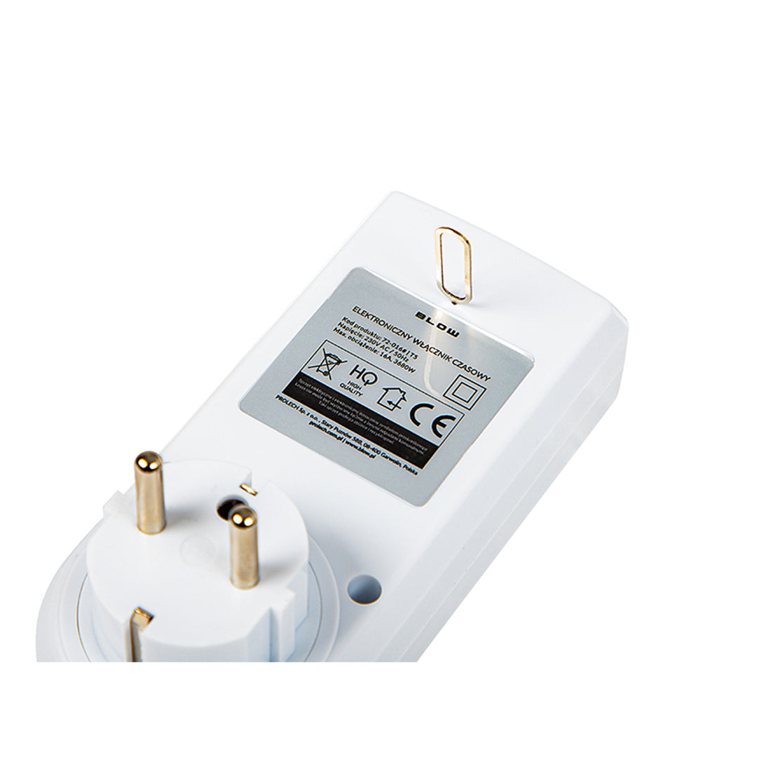 Digitaler Zeitschaltuhr-Programmierer Blow, LCD-Display, Genauigkeit +/- 1 Minute pro Monat, 16 verschiedene Betriebskombinationen, 72-016#