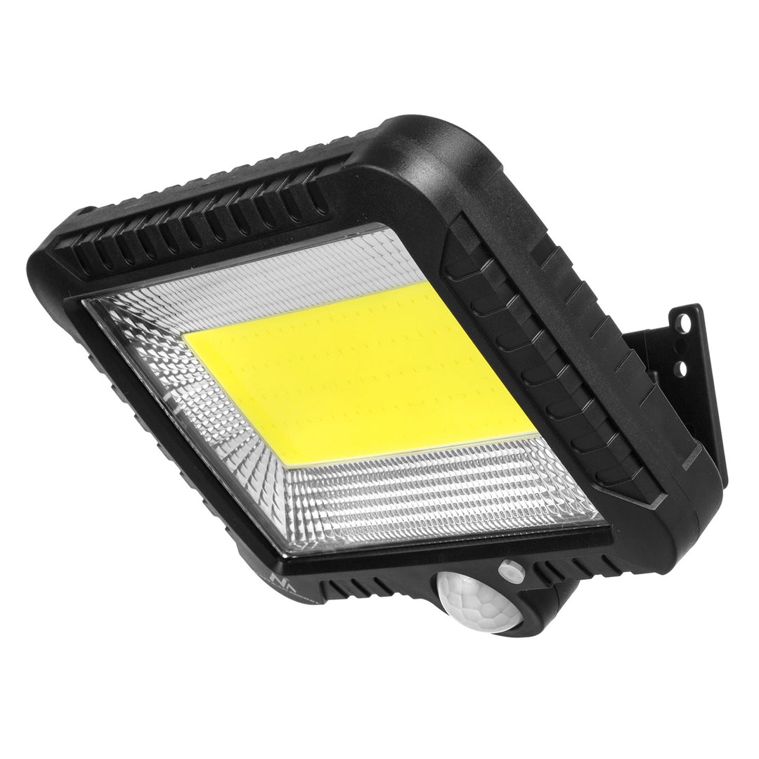 Solar-LED-Flutlicht mit Bewegungssensor Maclean, IP44, 5 W, 400 lm, 6000 K, Lithium-Akku 1300 mAh, 5,5 V DC MCE438, 4 Stück