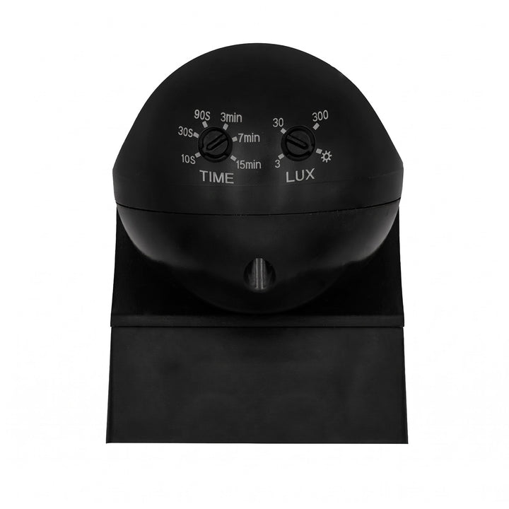 Maclean PIR-Bewegungsmelder 12–24 V, Infrarot, IP44, schwarz, Reichweite 12 m, max. Belastbarkeit 60/120 W, MCE623 B