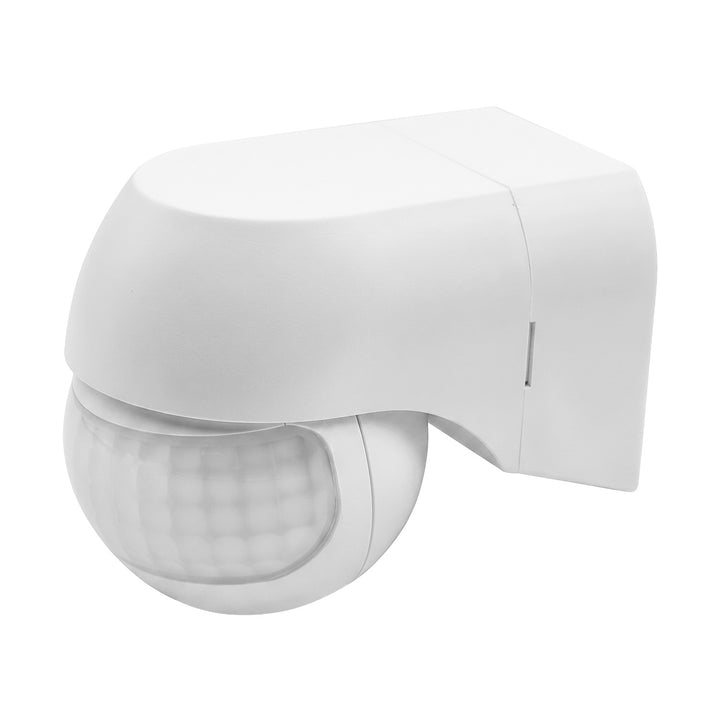 Maclean PIR-Bewegungsmelder 12–24 V, Infrarot, IP44, weiß, Reichweite 12 m, max. Last 60/120 W, MCE623 W