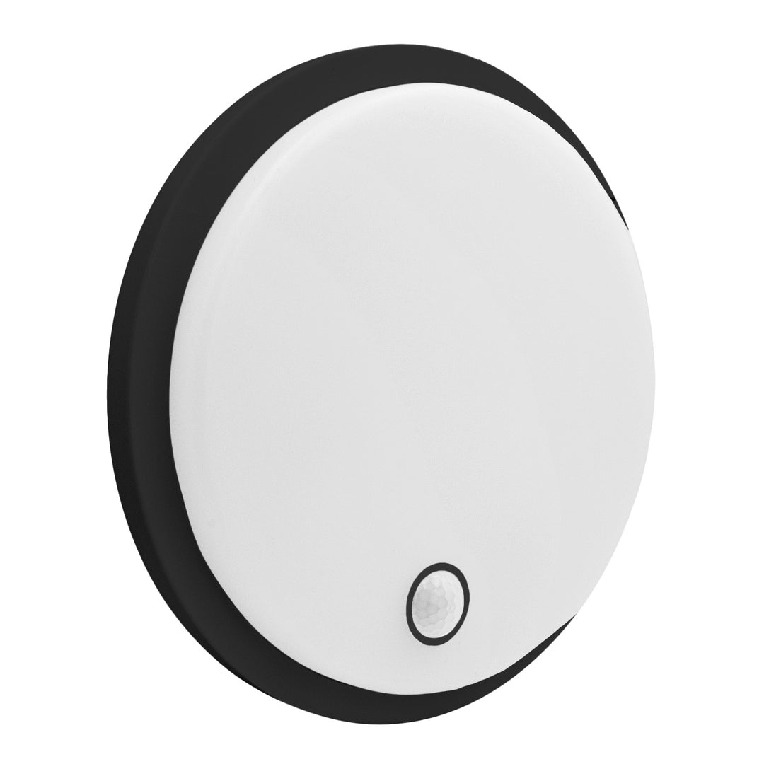 Maclean LED-Leuchte mit Bewegungsmelder, PIR-Sensor, schwarz, 10 W/15 W/18 W, IP65, einstellbare Farbtemperatur 3000/4000/6000 K, MCE535 B