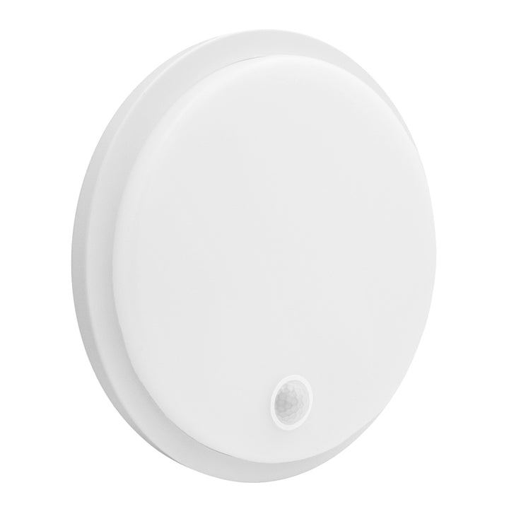 Maclean LED-Leuchte mit Bewegungsmelder, PIR-Sensor, weiß, 10 W/15 W/18 W, IP65, einstellbare Farbtemperatur 3000/4000/6000 K, MCE535 W