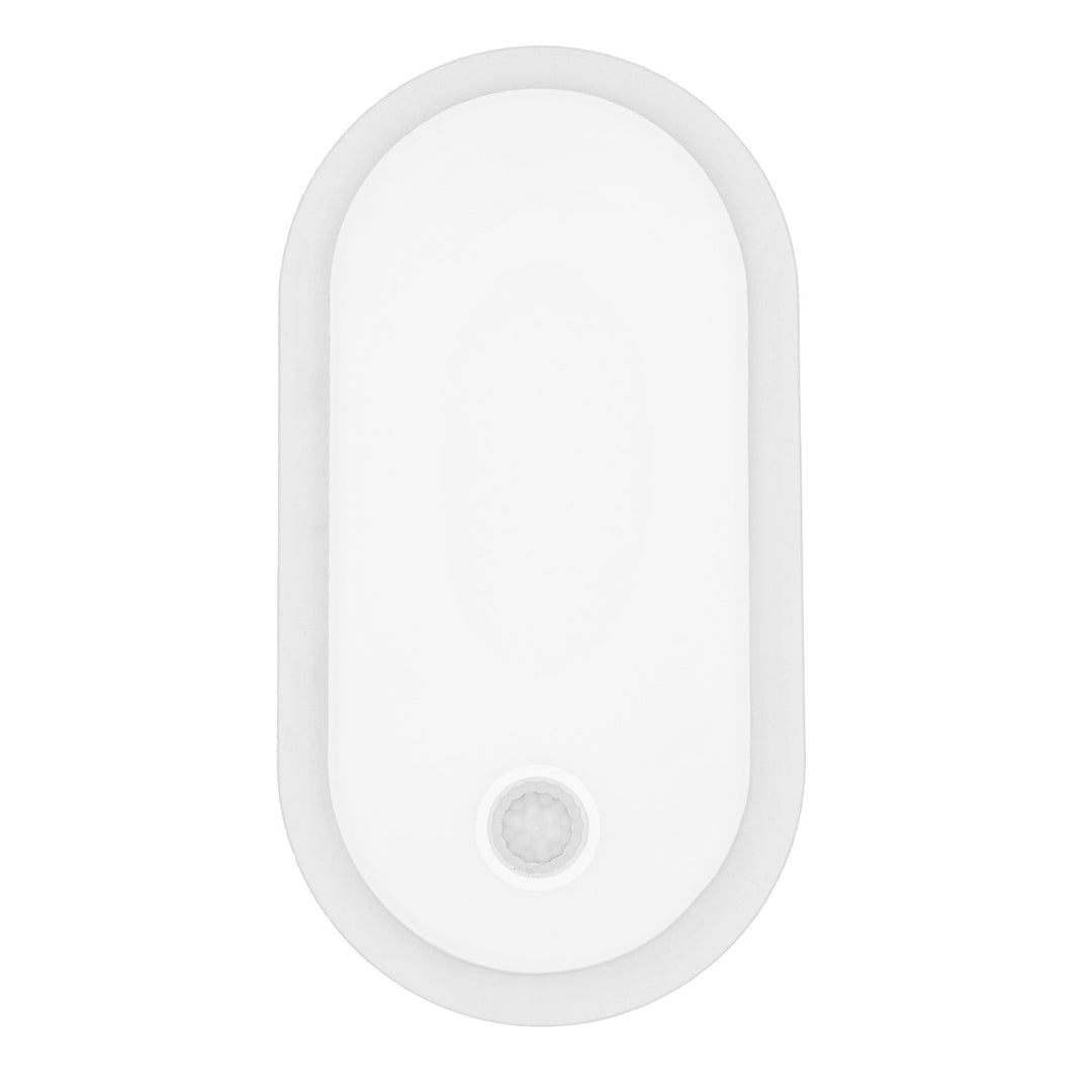 Maclean LED-Leuchte mit Bewegungsmelder, PIR-Sensor, weiß, 10 W/15 W/18 W, IP65, einstellbare Farbtemperatur 3000/4000/6000 K, MCE534 W