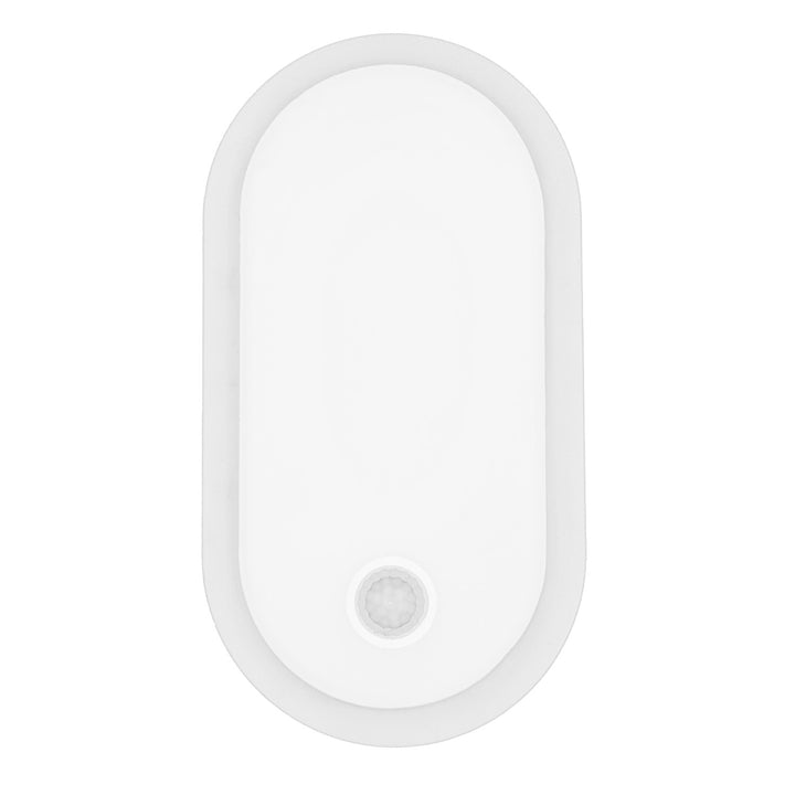 Maclean LED-Leuchte mit Bewegungsmelder, PIR-Sensor, weiß, 10 W/15 W/18 W, IP65, einstellbare Farbtemperatur 3000/4000/6000 K, MCE534 W
