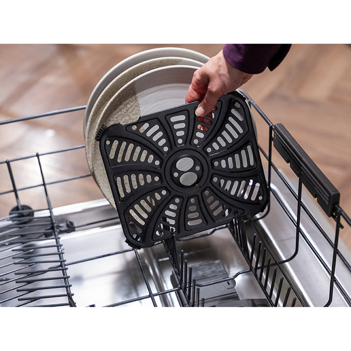 LAFE Fettfreie Fritteuse, Air Fryer, 2 Kammern 5 l, Leistung 2460 W, LCD-Display, Dual Fry