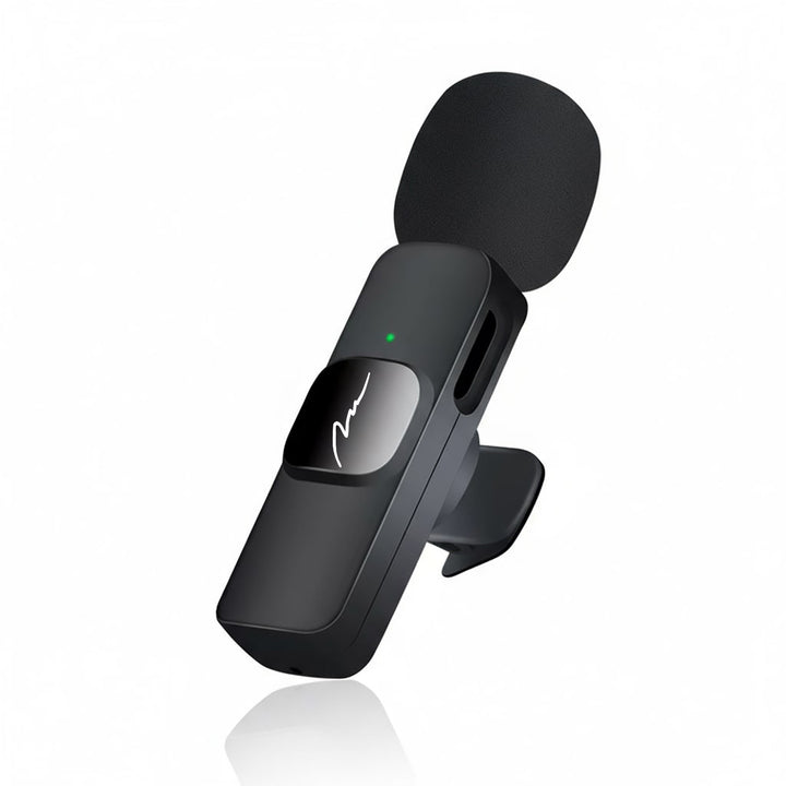 MICRO-MIC DUO – 2x drahtloses Ansteckmikrofon (Set), mit Clip, iOS & Android (OTG), mini, hochempfindlich. USB-C & LIGHTNING, Mediatech