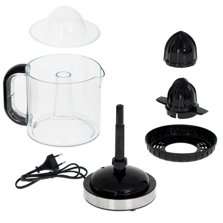 Adler Zitruspresse, Fassungsvermögen 1,2 l, maximale Leistung 60 W, schwarz, AD 4012