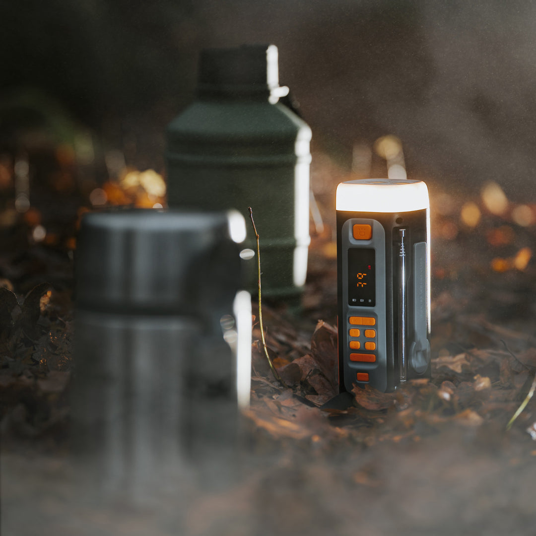 Adler Notfallradio mit Solarpanel, Kurbel und Powerbank, Bluetooth 5.0, 4-W-LED-Taschenlampe, 4500 mAh, AD 1920