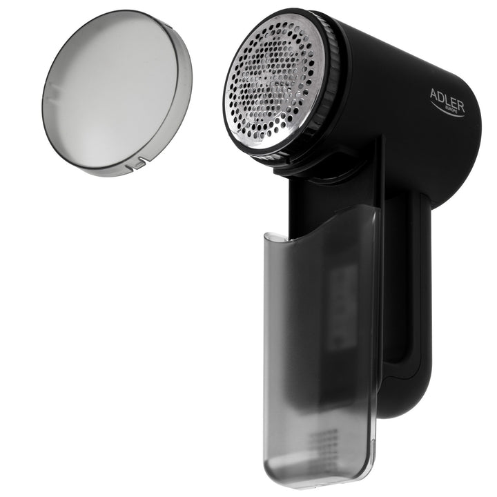 Adler Stoffrasierer, LCD-Display, 3 Geschwindigkeitsstufen, schwarz, AD 9617 black