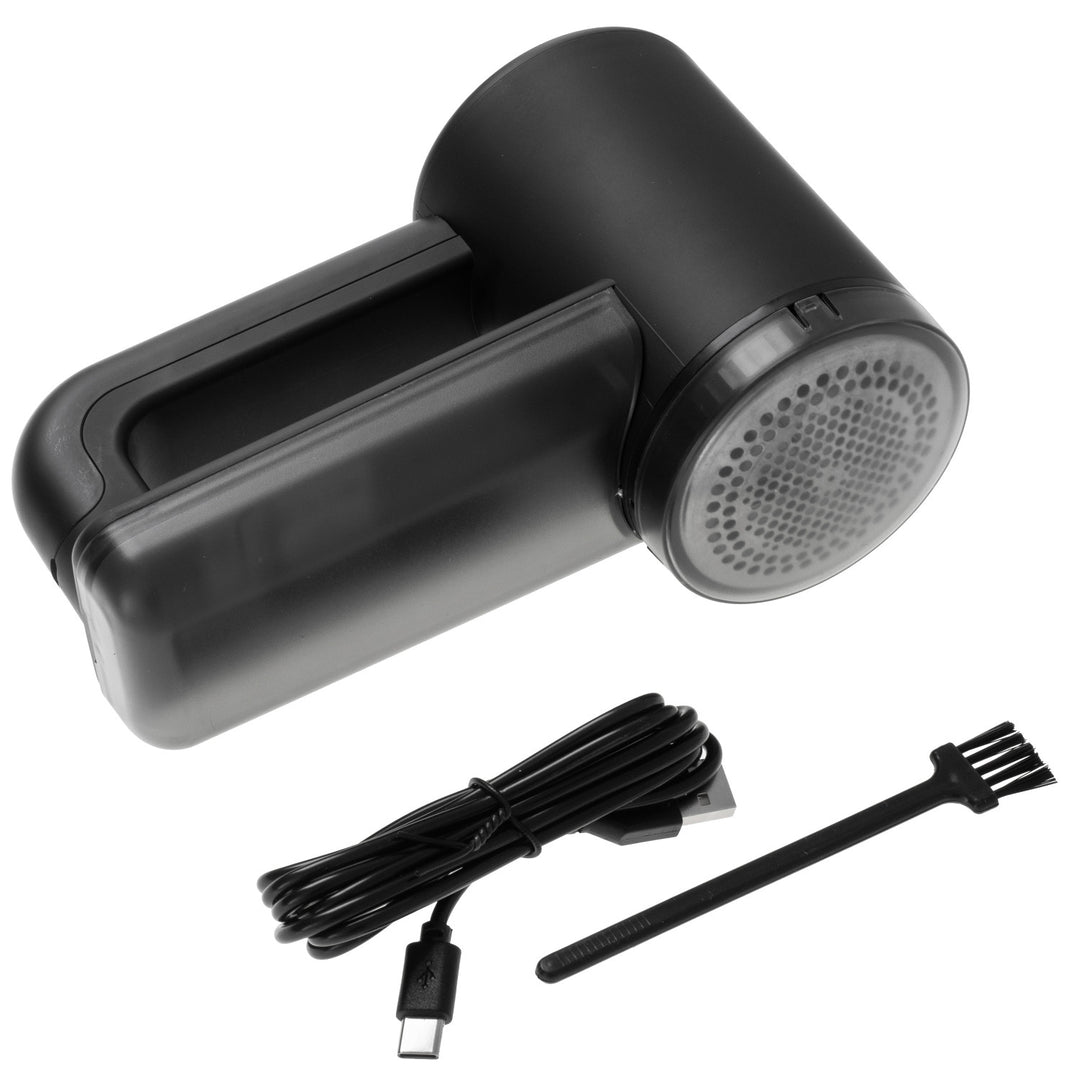 Adler Stoffrasierer, LCD-Display, 3 Geschwindigkeitsstufen, schwarz, AD 9617 black