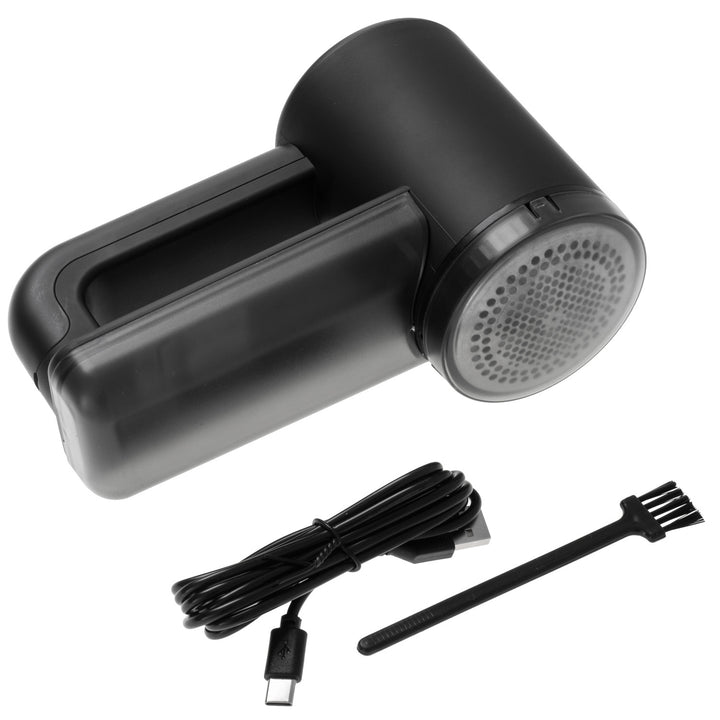 Adler Stoffrasierer, LCD-Display, 3 Geschwindigkeitsstufen, schwarz, AD 9617 black