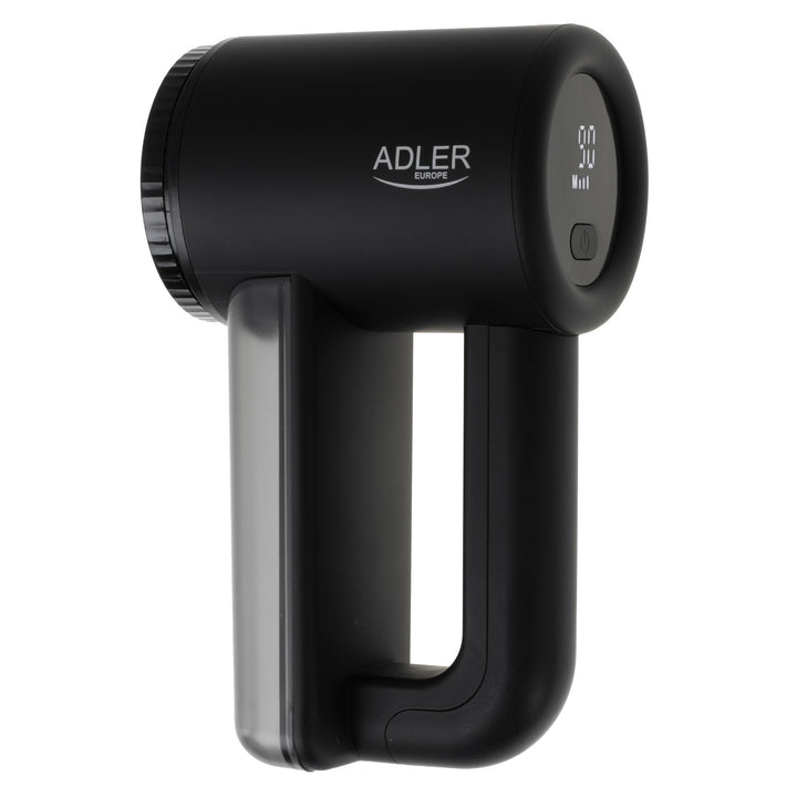 Adler Stoffrasierer, LCD-Display, 3 Geschwindigkeitsstufen, schwarz, AD 9617 black