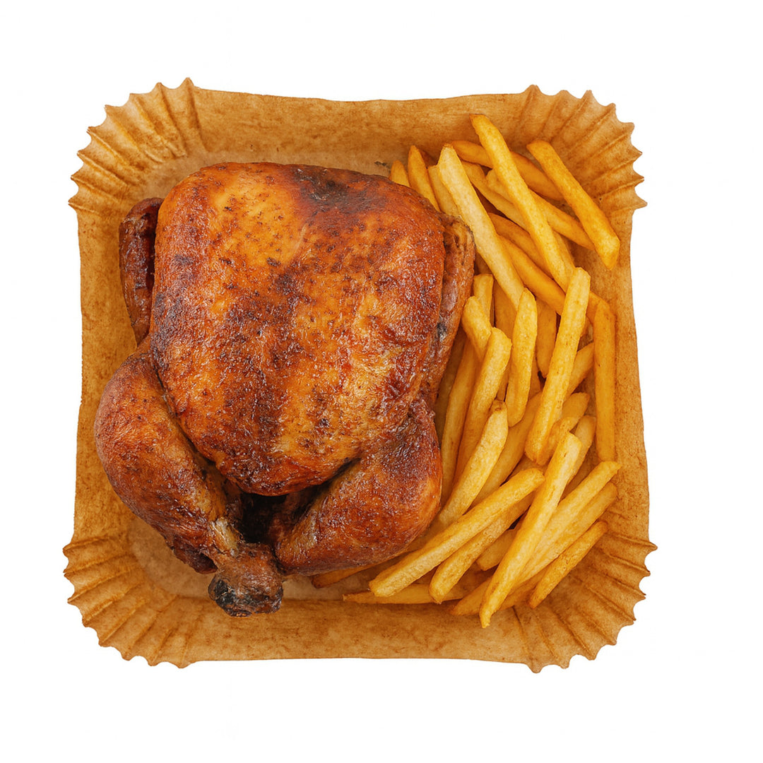 Papier-Einsätze für Adler-Fritteuse, 16 cm, bis 240 °C, biologisch abbaubar, 100 Stück, AD 6731