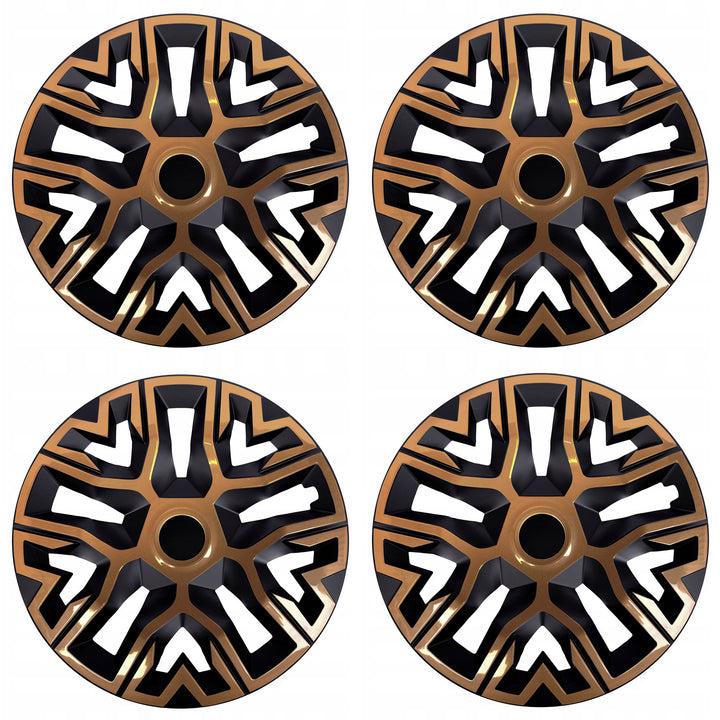 Universal-Radkappen 14'' NRM The Best Bicolor kupfer-schwarz 4 Stück