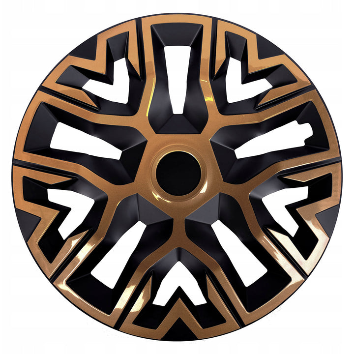 Universal-Radkappen 15'' NRM The Best Bicolor kupfer-schwarz 4 Stück