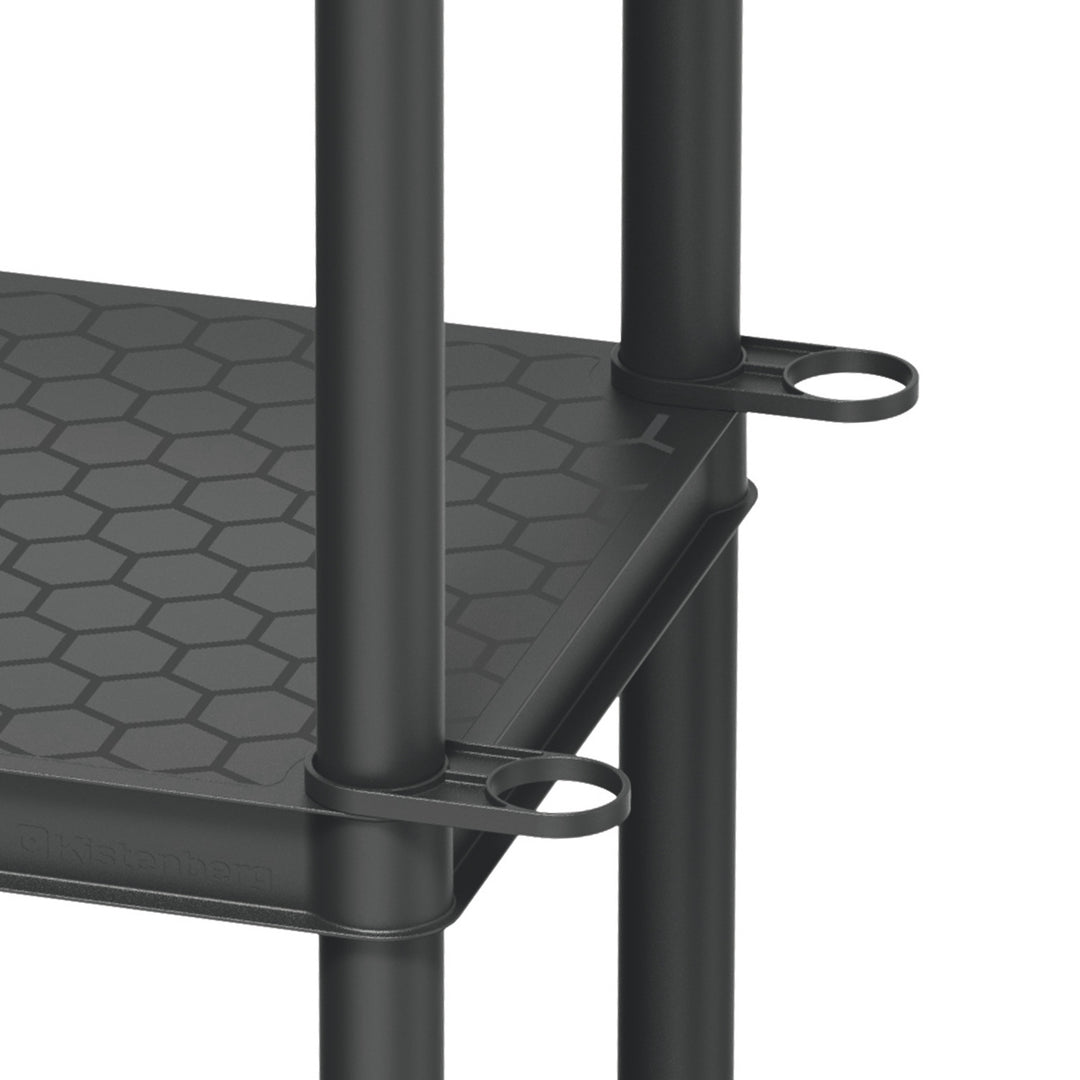 Regal Stackaro Solid 60 Kistenberg, max. Gesamtbelastung 185 kg, 4 Regalböden, Wandmontage, KSS60L4HD-S411