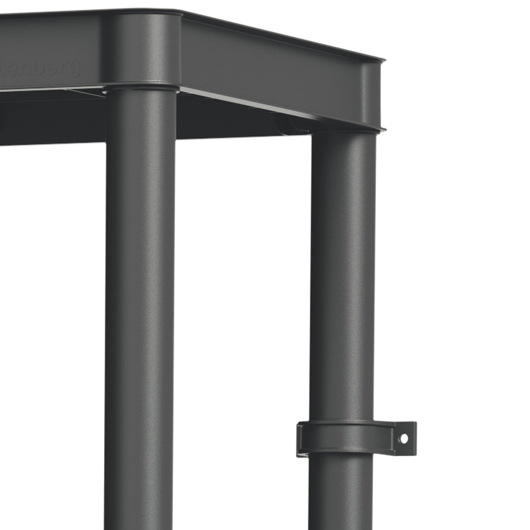 Regal Stackaro Solid 60 Kistenberg, max. Gesamtbelastung 185 kg, 4 Regalböden, Wandmontage, KSS60L4HD-S411