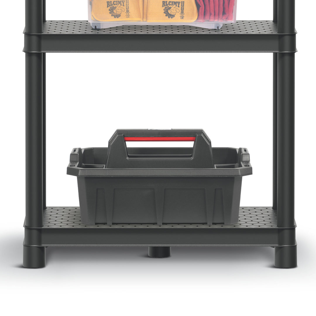 Regal Stackaro Solid 60 Kistenberg, max. Gesamtbelastung 185 kg, 4 Regalböden, Wandmontage, KSS60L4HD-S411