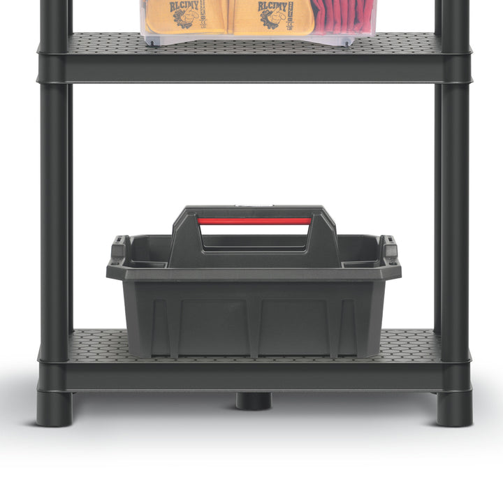 Regal Stackaro Solid 60 Kistenberg, max. Gesamtbelastung 185 kg, 4 Regalböden, Wandmontage, KSS60L4HD-S411