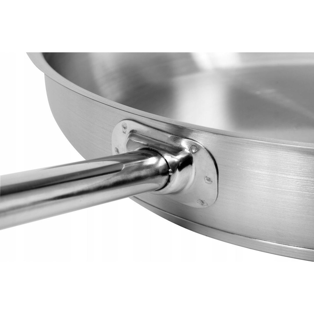 Professionelle Gastronomiefritteuse Yato Gastro, für alle Herdarten, aus Edelstahl, Durchmesser 24 cm, Fassungsvermögen 2,3 l, spülmaschinenfest, YG-00101