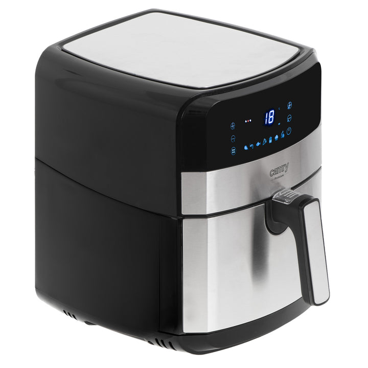 Fettfreie Fritteuse, 9 Programme, 5,0 l, Airfryer, Camry CR 6311 + Papier-Einsätze für die Fritteuse, 16 cm, biologisch abbaubar, 100 Stück