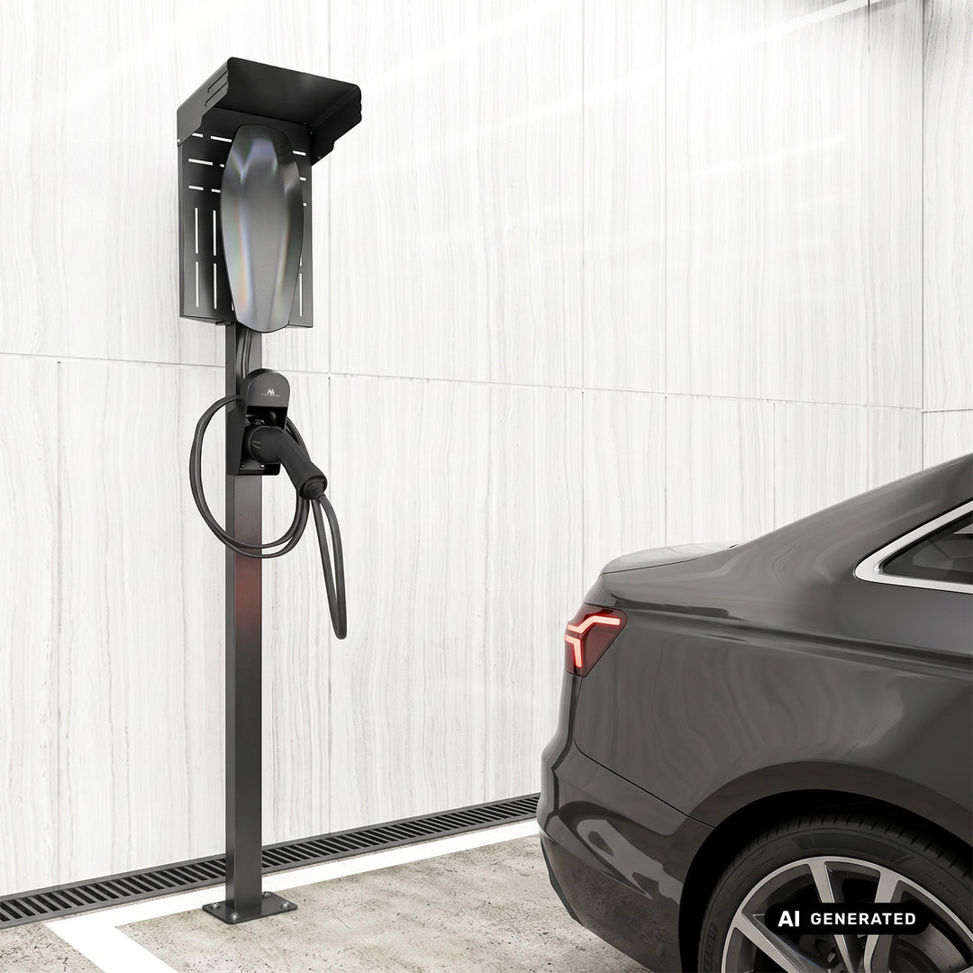 Wandhalterung für Kabel und Stecker des Maclean-EV-Ladegeräts, universell, Typ 2, max. Belastbarkeit 10 kg, MC-901