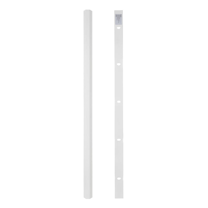 Maclean-Kabelabdeckleiste aus Aluminium, 33 x 18 x 750 mm, weiß, MCTV-897 W