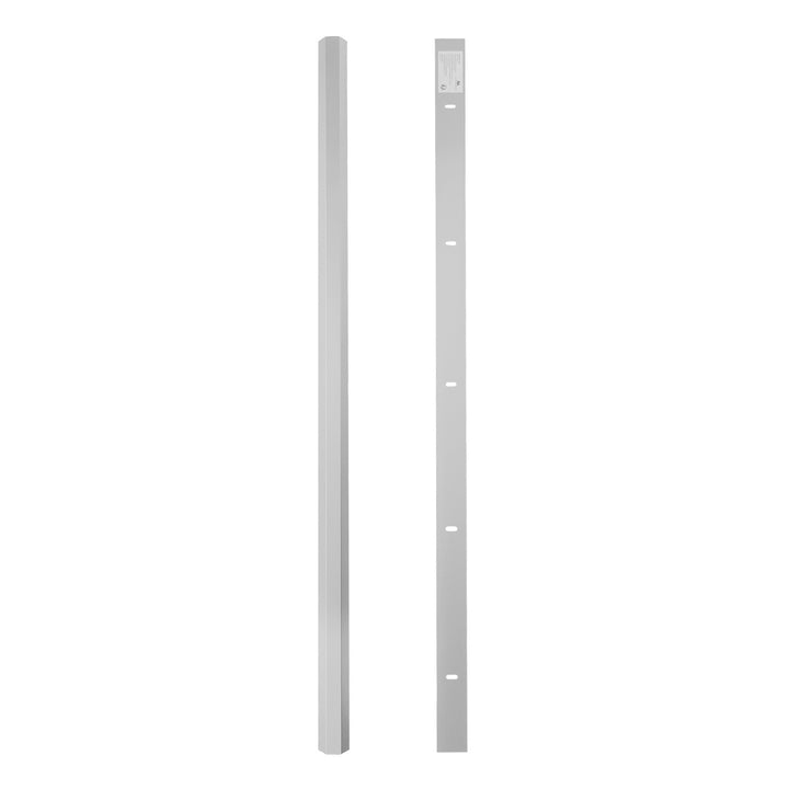 Maclean-Kabelabdeckleiste aus Aluminium, 33 x 18 x 750 mm, silber, MCTV-897 S