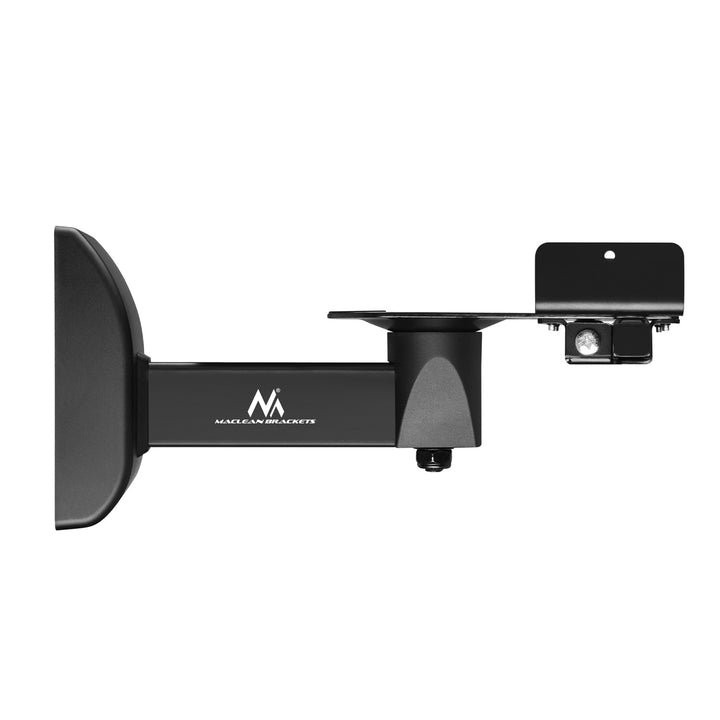 Halterungsset für Maclean-Lautsprecher, universell einsetzbar, vertikal verstellbar von +8° bis -8° und horizontal von +90° bis -90°, max. 15 kg, MC-917