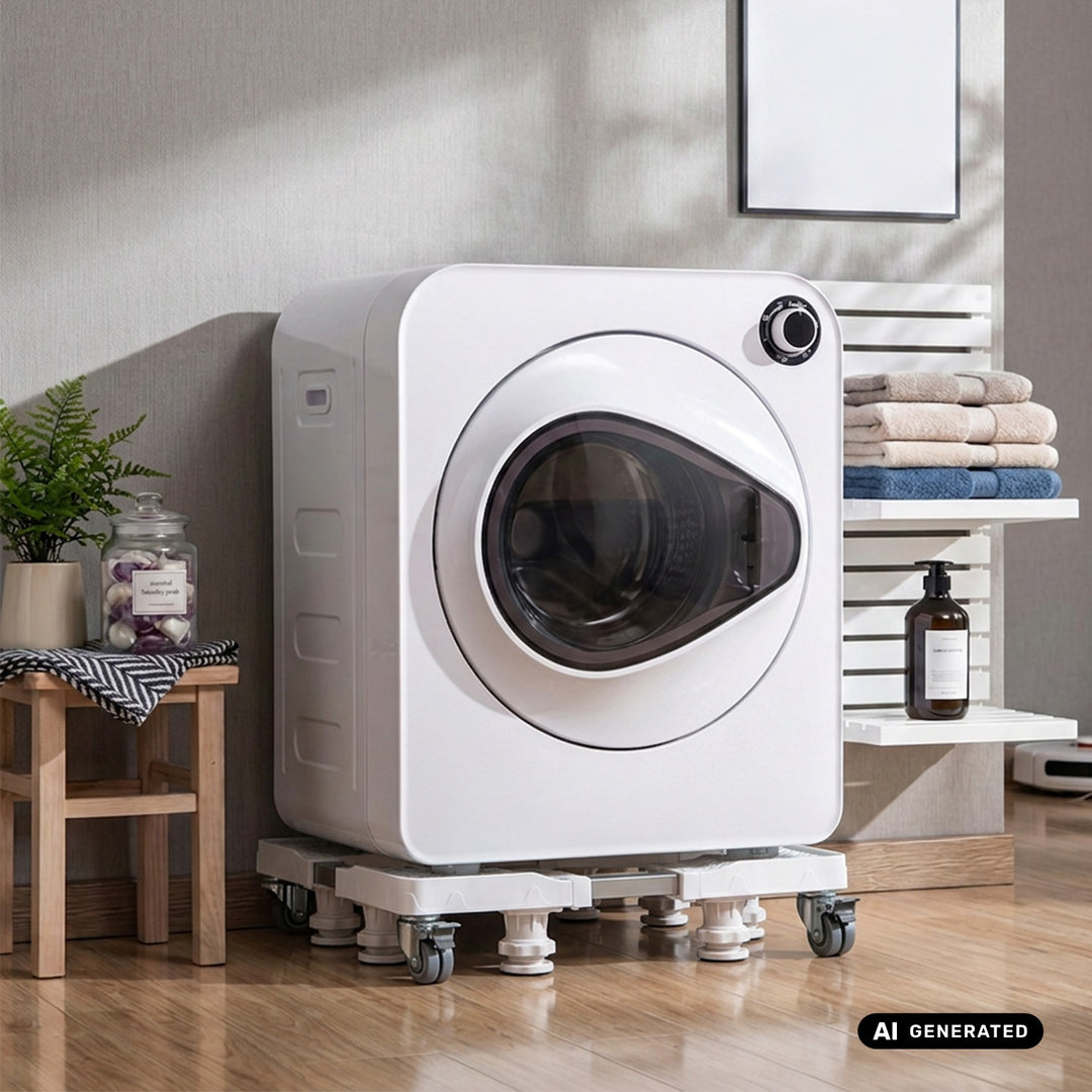 Moble Transportplattform für Haushaltsgeräte von Maclean, mit Feststellbremse, Breite 535–680 mm, universell einsetzbar, zum Transport von Haushaltsgeräten, bis zu 400 kg, MC-217