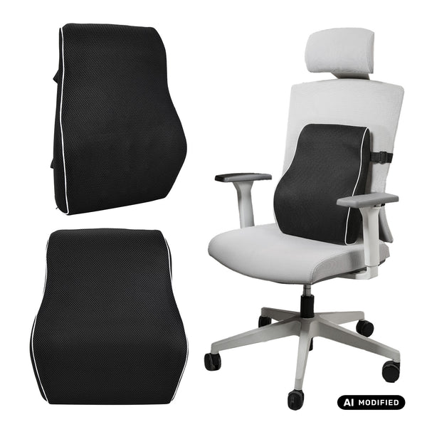 Promedix-Lendenkissen aus Memory-Schaum, 44 x 37 x 12 cm, Schaumdichte: 50D, PR-214