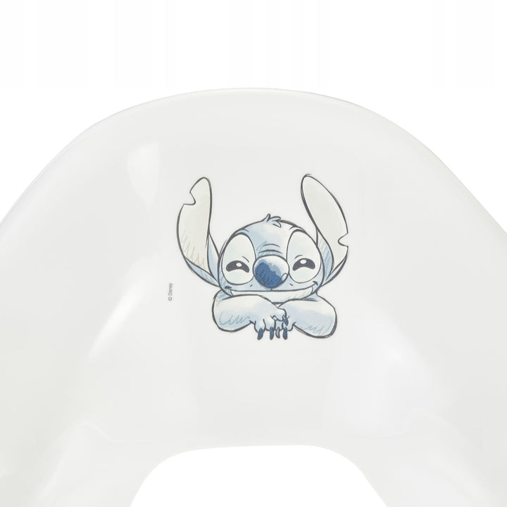 Rutschfeste Trittstufe, einstufig, max. 80 kg + Toilettensitzaufsatz + Stitch-Töpfchen