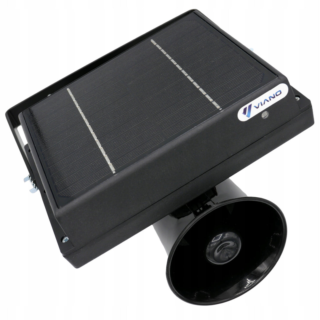 Solar-Vogelabwehrgerät Viano, vertreibt Krähen, Stare, Tauben, Amseln, Spatzen und andere Vögel, IP54, OP1