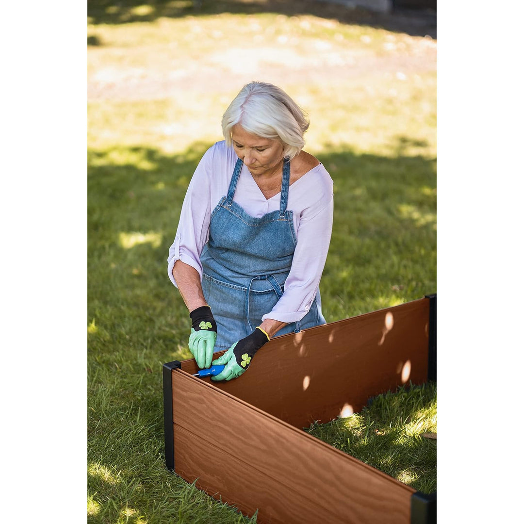 Gartenumrandung Keter Maple, Kunststoff, Farbe Braun, Maße 106 x 106 x 32 cm, witterungsbeständig, 249299