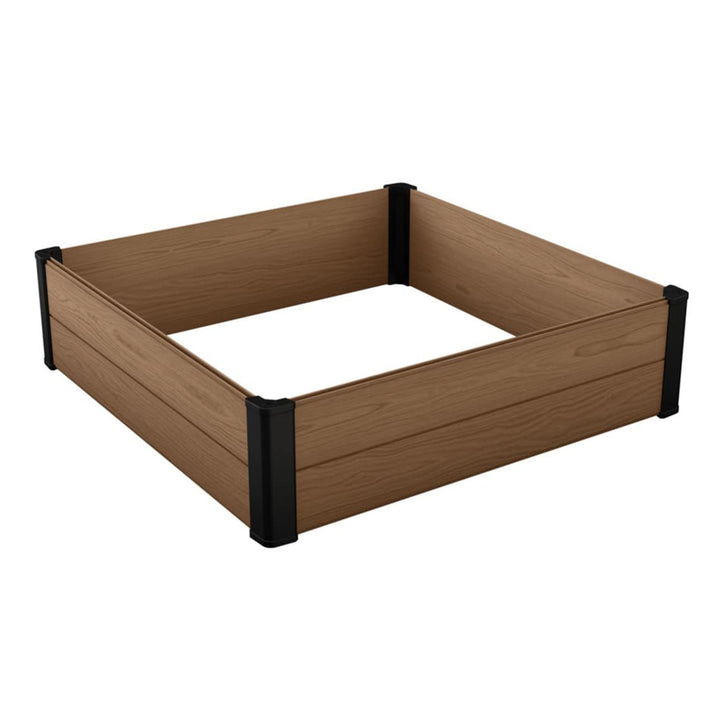 Gartenumrandung Keter Maple, Kunststoff, Farbe Braun, Maße 106 x 106 x 32 cm, witterungsbeständig, 249299