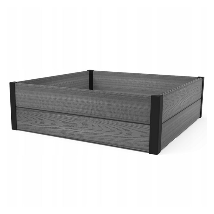 Gartenumrandung Keter Maple, Kunststoff, Farbe grau, Maße 106 x 106 x 32 cm, witterungsbeständig, 249298