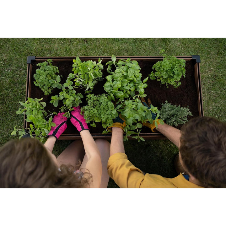 Gartenumrandung Keter Maple, Kunststoff, Farbe Braun, Maße 106x50x32, witterungsbeständig, 249297