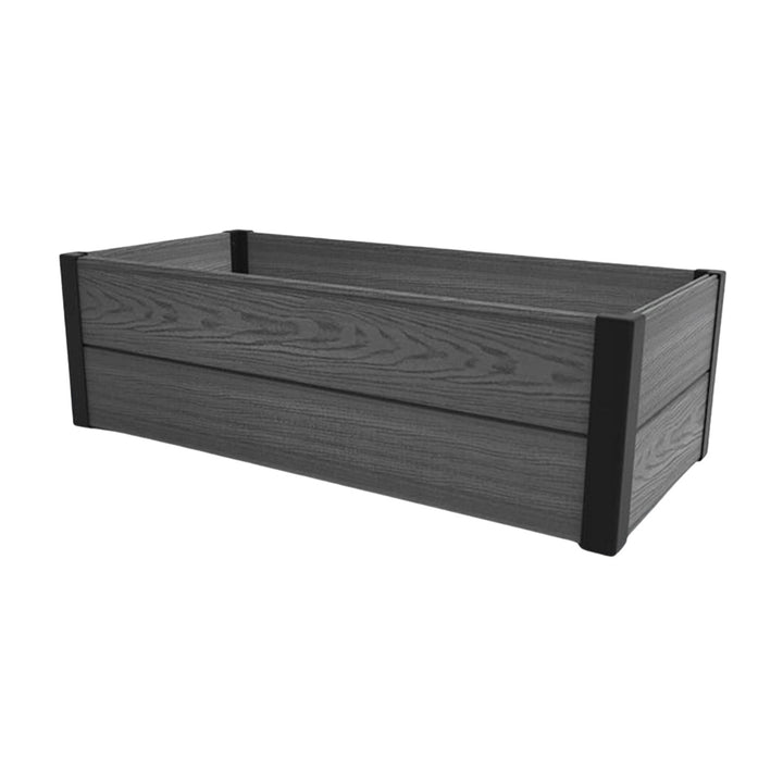 Gartenumrandung Keter Maple, Kunststoff, Farbe grau, Maße 106 x 50 x 32 cm, witterungsbeständig, 249296