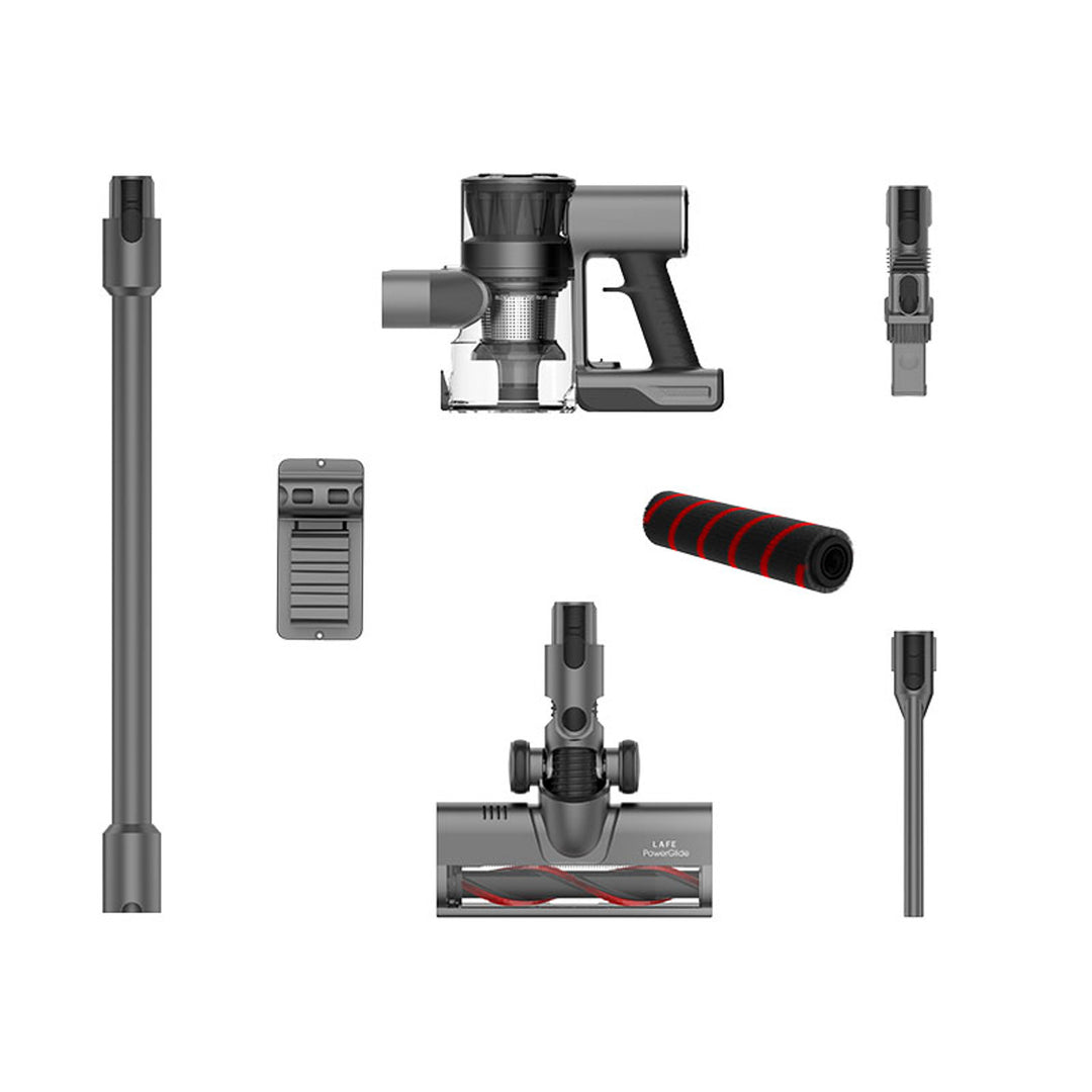 LAFE kabelloser Staubsauger, bürstenloser BLDC-Motor, 2200-mAh-Akku, PowerGlide 200 W