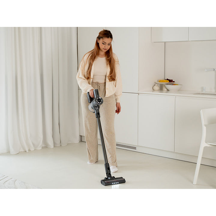 LAFE kabelloser Staubsauger, bürstenloser BLDC-Motor, 2200-mAh-Akku, PowerGlide 200 W