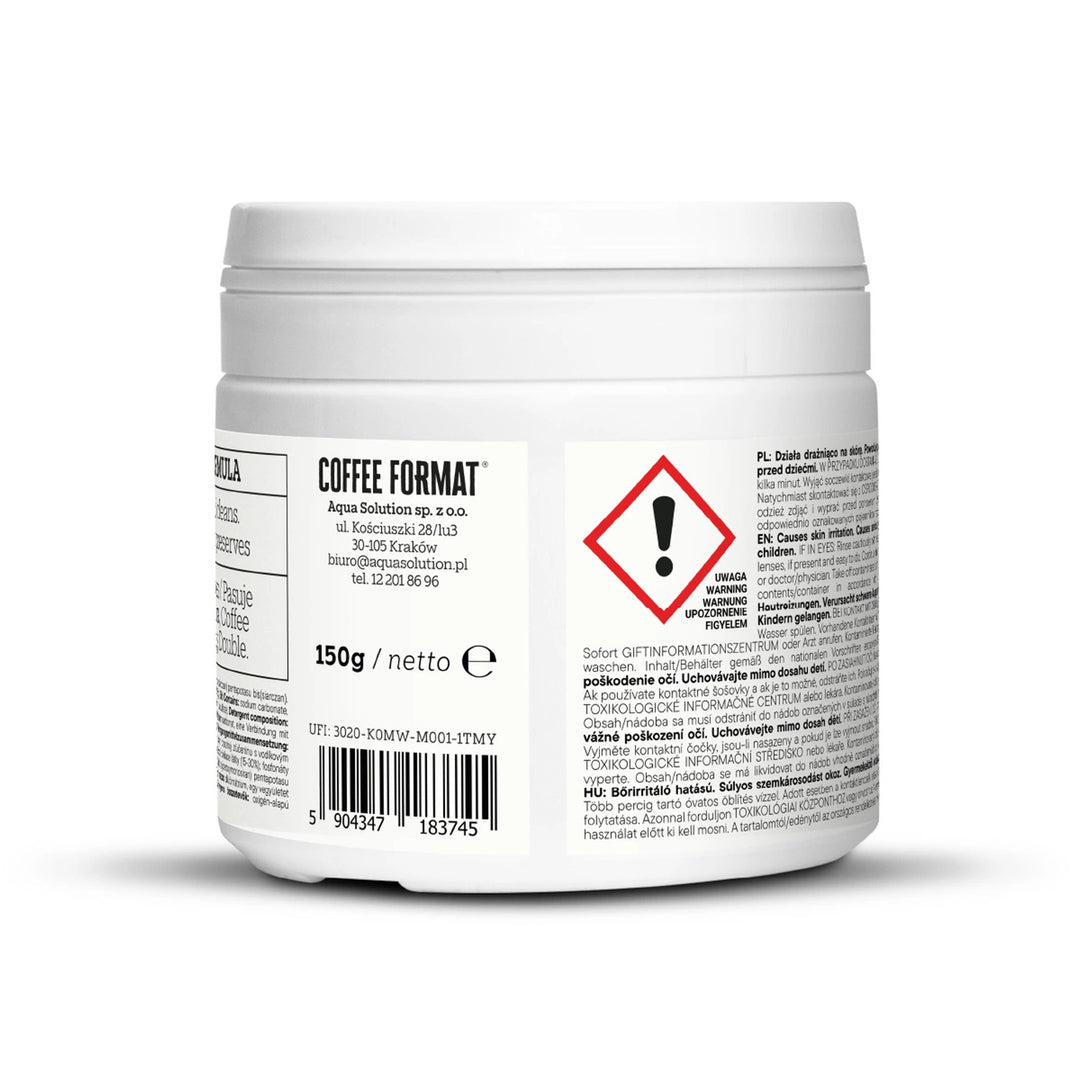Set mit Reinigungstabletten für Kaffeemaschinen, 2-Phase Cleaning TABS+ 40 x 3,5 g + Entkalkungstabletten für Kaffeemaschinen, Descaler Tab+ 6 x 16 g