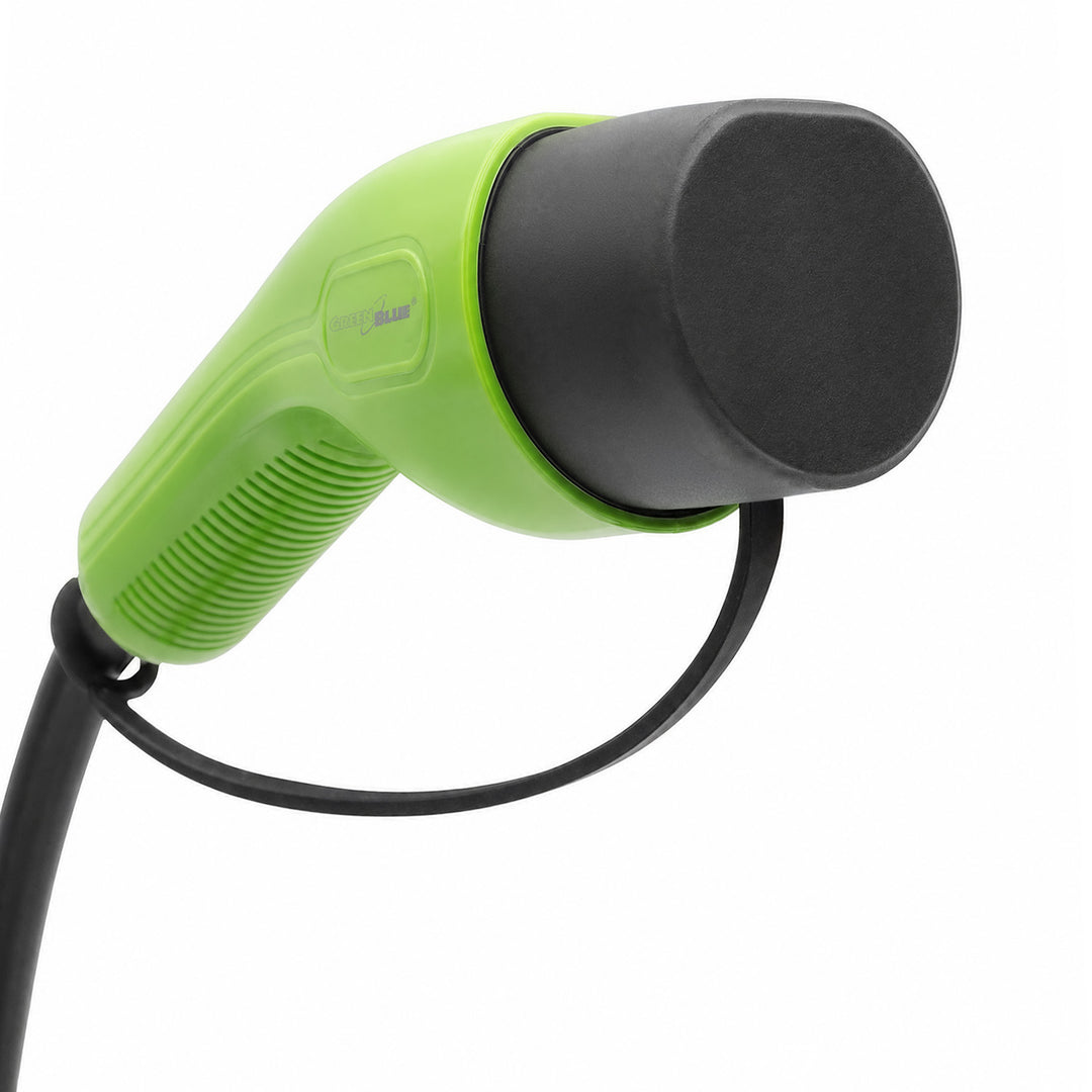 GreenBlue-Ladegerät für Elektrofahrzeuge (EV) und Plug-in-Hybridfahrzeuge (PHEV), tragbar, Typ 2, Kabellänge 6,8 m, IP65, 11 kW, 220–380 V Wechselstrom, 50/60 Hz, 16 A, 3-phasig, GB1100